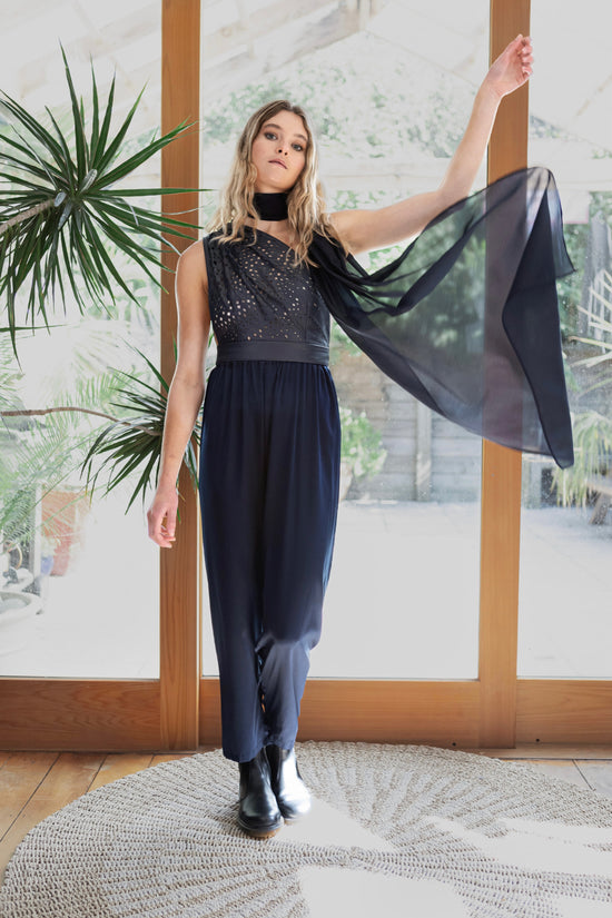 Image Title Silk Crepe De Chine Snooze Track Pants